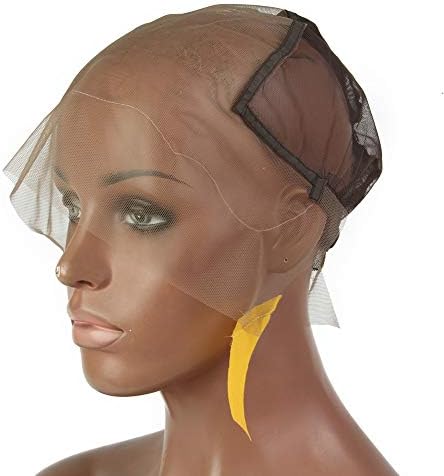 NUOMAN 13X6 Lace Wig Cap with adjustable straps. Wig base for Ventilating or Knotting. Wig foundation. Wig Making Cap (1pcs, 13x6 lace Caps (not wig))