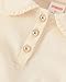 Gymboree,Girls,and Toddler Long Sleeve Collar Top,Fair Ivory,10
