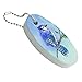 GRAPHICS & MORE Blue Jay Watercolor Northeastern Bird Floating Keychain Oval Foam Fishing Boat Buoy Key Float