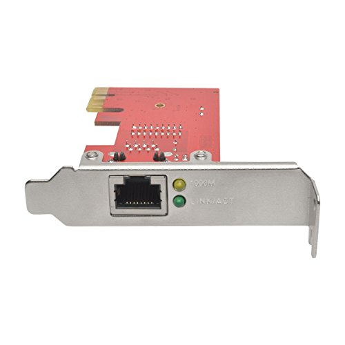 Tripp Lite tarjeta PCI Express (PCIe) con 1 puerto Gigabit Ethernet (GbE), perfil bajo miniatura 3