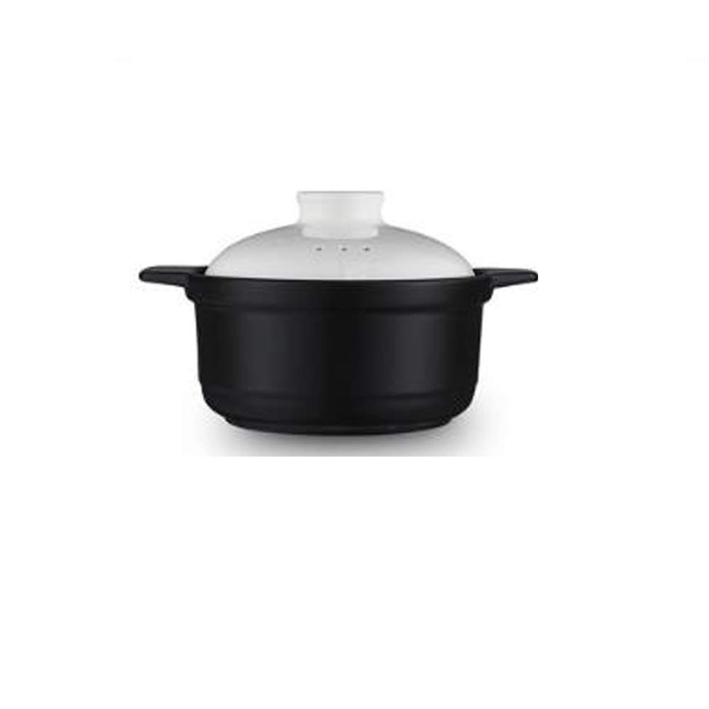 Cazuela para el hogar REYG blanca de alta temperatura ideal para guisar sopa de 5 raciones