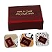 SUPVOX Vintage Wooden Poker Storage Case Elegant Wooden Box for Playing Cards for Desktop Organization and Packaging and Easy to Use