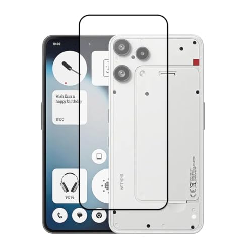 Image of 9H Tempered Glass Screen Protector for Nothing Phone (2a) - Anti-Scratch, HD Clear, Bubble Free, White Edge | Pack of 10
