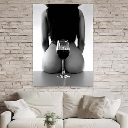 Impressions sur toile peinture sexy fille portrait salon 50x70