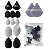 EJRUP Lot de 14 Éponge de Maquillage,Éponge Poudre Douce En...