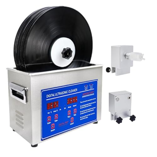 Máquina de limpieza de discos de vinilo, kit completo de alta calidad para limpiar álbumes y discos de vinilo