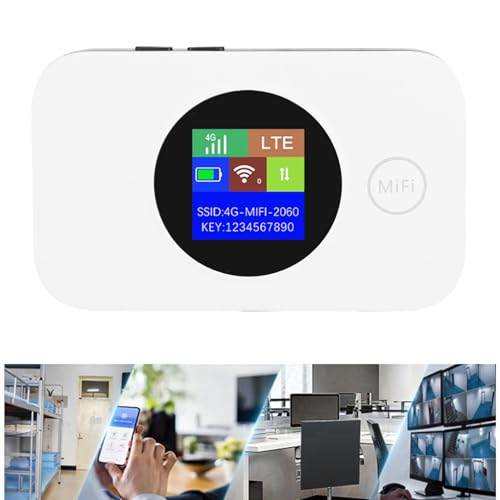 Image of 4G LTE Mobile Hotspot Device, 150Mbps High Speed Hotspot Router with SIM Card Slot Portable Travel WiFi Router for Phone Laptop DesktopTablet, Support 10 Users Connection