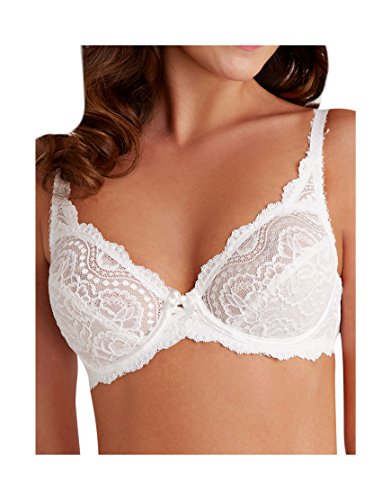 Playtex Sujetador Con Aros Flower Elegance, Sujetador con aros Mujer, Blanco, 85B