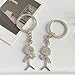Imagen de EODKSE 2pcs Llaveros con Figura Sonriente