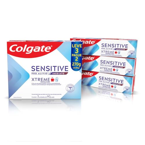 Creme dental Sensitive Pro Alívio Imediato Xtreme 3x90g