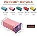 Gasedin 10 PCS Car Square Fuse, Vehicle Micro Cartridge Fuses, Auto Fuse Tall Profile Box Shaped Kit 20A 30A 40A 50A 60A for Car, SUV, RV, Truck and Other, Car Accessories (Tall)