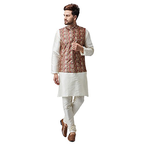 Image of SOJANYA (Since 1958, Men's Silk Fancy Border Dhoti