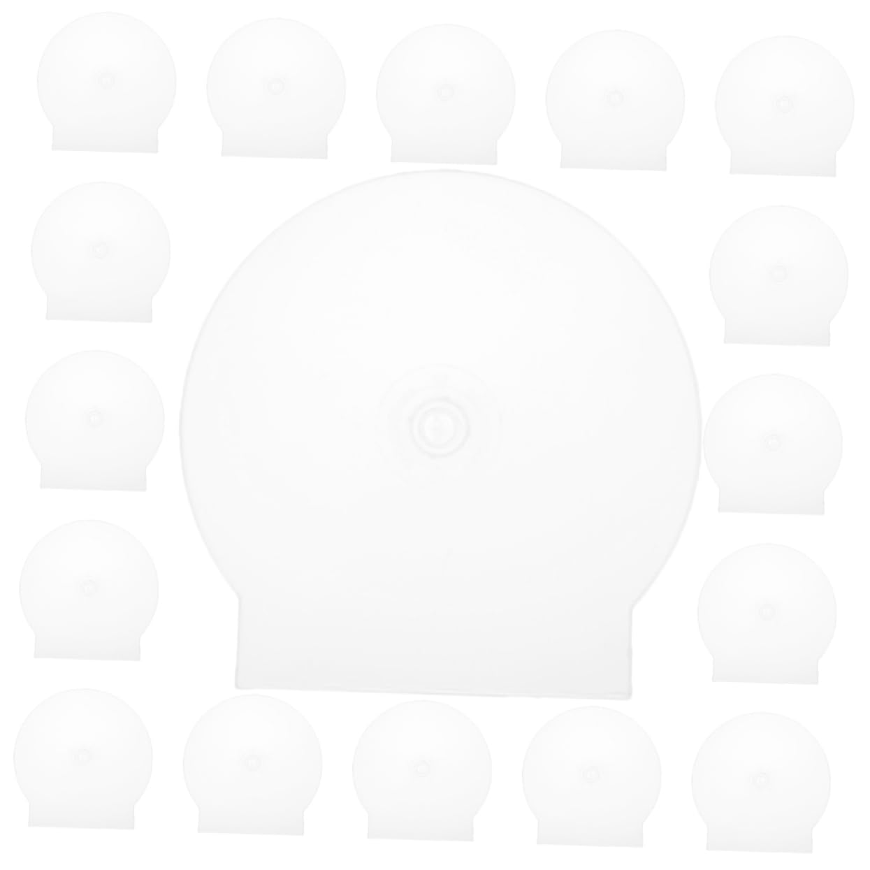 Custodia in Plastica Trasparente Per Cd e Dvd Singoli, Porta Cd Leggero e Portatile, Confezione Da 50 Pezzi, Per Viaggi, Auto e Archiviazione Domestica