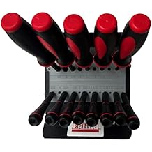 Eklind Tool 90114 Ball-Hex allen Screwdriver - 13pc set SAE Inch Sizes .050-3/8 w/ Stand