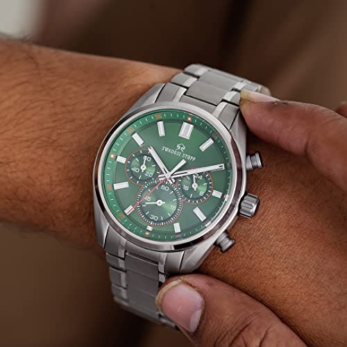 Image of Aerodyne Chronograph Dial Premium Luxury Titanium Watch For Men
