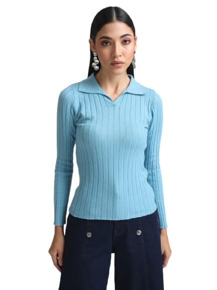 kazo Pullover with Polo Collar-picture-26