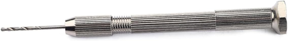 OSALADI 3pcs Precision Pin Vise Hand Drill with Drill Bit Set Jaw Chuck for Models and Hobby Projects for Crafting