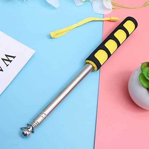 NUOBESTY Ponteiro telescópico de metal para professores, ponteiro de metal para ensino, haste de gui