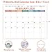 Calendar 2026, Wall Calendar 2026-2027 from February 2026 - June 2027, 17 Months Calendar with Premium Paper, Twin-Wire Binding & Hanging Hook, 8.5
