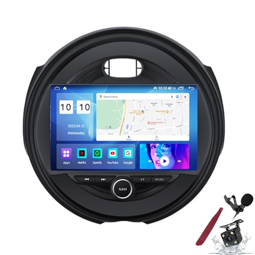 Radio voiture Android 15 pour Mini 2014-2020 avec écran 9 pouces QLED 2K