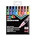 Produktbild UNI Posca PC 3M Sparkling - Packung mit 8 Markern