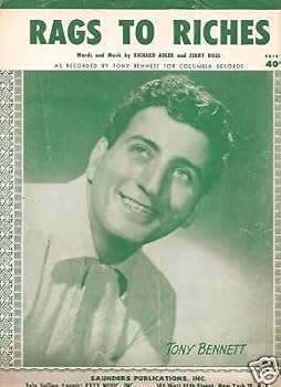 Sheet Music 1953 Rags To Riches Tony Bennett 85