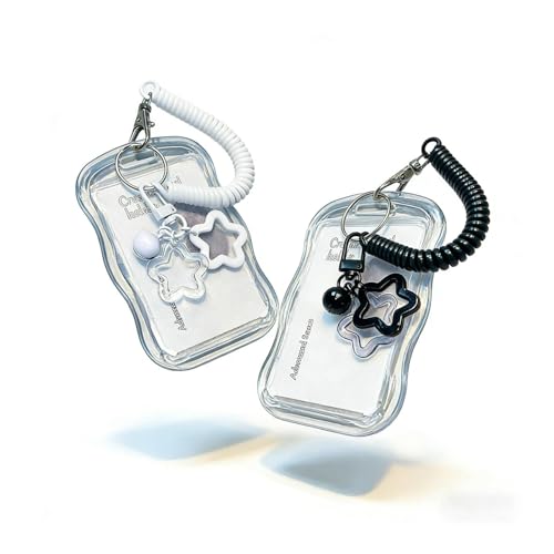 1pcs Photocard Holder Schlüsselanhänger, Schutzhülle für Fotokarten, Ideal für Outdoor-Ausweise, Studentenausweise und Sammlerkarten – Praktisch und Stylisch (2)