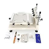 3040 Manual Solder Paste Printer High Precision(±0.01mm) PCB SMT Stencil Printing Machine 300 * 400mm Manual Stencil Printe Solder Printer for Printing Industry - Adjustable Height
