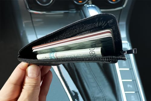 Image of FORZEN Slim Minimalist Vertical Card Holder Wallet, Pocket Credit Card Holder, Elastic Card Holder Wallets for Men & Women (Black 0)