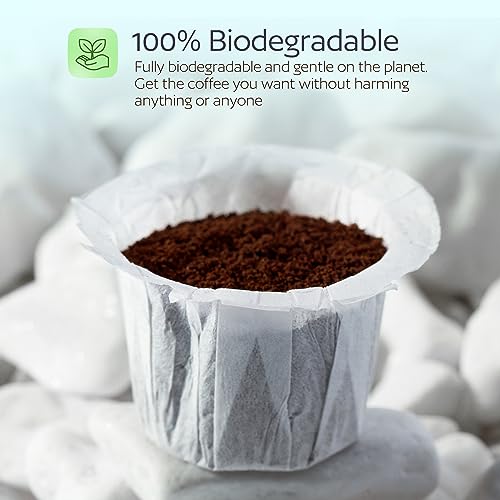 300 Disposable Paper Filters For Keurig Reusable K Cups Filters And Other Single Serve Refillable Capsules (Fits All Brands) - Pods Coffee Filters Accessories #TOP4