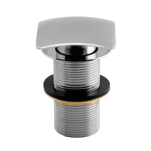 Nes Home 70Mm Square Slotted Click Clack Basin Waste - Chrome