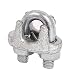 New Lon0167 7mm U-Bolt Featured M6 Threaded Metal reliable efficacy Wire Rope Cable Clip Clamp Fastener Rigging(id:1f3 8d 1d 1eb)