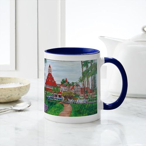 Mug de cerámica CafePress Coronado Hotel 325 ml miniatura 4