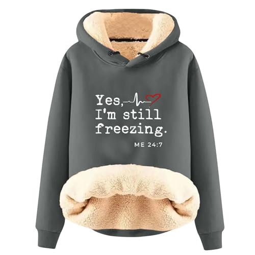 Sweat-shirt à capuche en velours la solution anti-froid pour femme