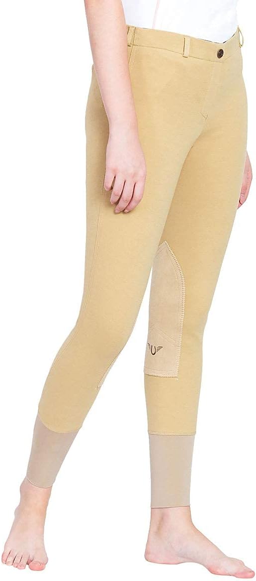 TuffRider Women's Pull-On Knee Patch Breeches