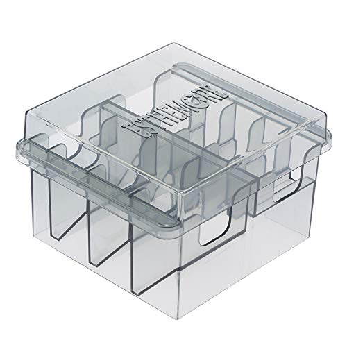 Nishore Plastic Blade Organizer for 8 Blades Storage Case Rack Clipper Comb Holder