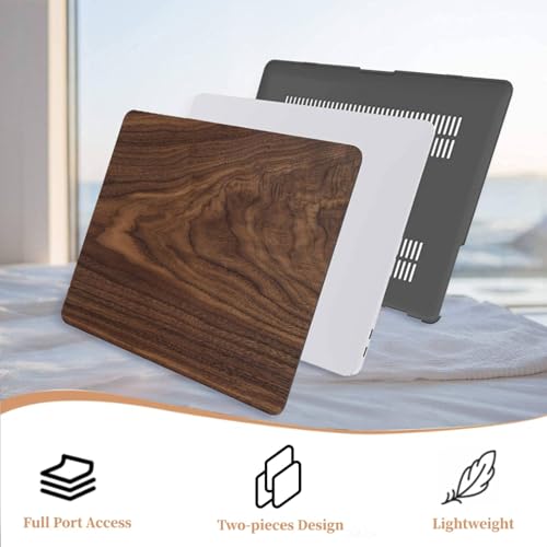 Carcasa MacBook Pro 16 rígida A2141 estuche protector madera 4