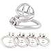 TERNENCE Ergonomic Design Chastity Device Male Virginity Lock Chastity Belt Adult Game Sex Toy S145 (1.77 inch / 45mm)