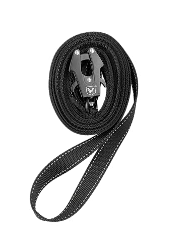 Boss Dog Tactical Nylon Tracking Leash, Black, 20 FT