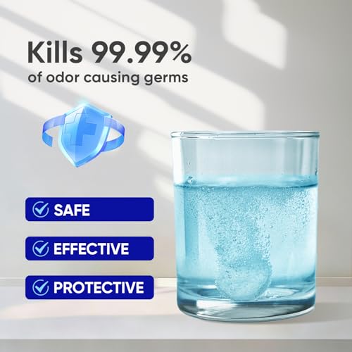 Image of MySmile Retainer Cleaner Tablets, Denture Cleaning Tablets, Aligner Cleaner for Invisalign, Mouth Guard & Night Guard and More Dental Appliances, Helps to Removes Odors, Stains & Plaque,120 Count