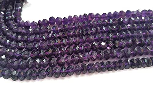 Perles améthyste 6mm facettées LKBEADS pour fabriquer un bracelet bohème