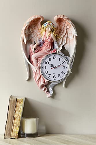 45,7 cm H Enchanted Angel Wanduhr Cover