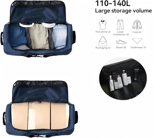 XWFB 110L Expandable Rolling Duffle
