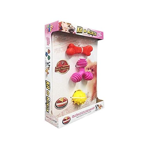 Furacão Pet Kit Raças Pequenas N03 Para Cães 3 Unidades (Cores Sortidas)