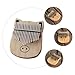 TIDTALEO Portable 17-Key Thumb Piano Kalimba for Beginners, Pig-Shaped Finger Instrument, Compact and Practical Music Gift for Travel and Learning