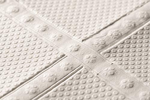 Croydex Hygiene 'N' Clean Anti-Bacterial Slip-Resistant Textured Cushioned Medium Bath Mat, 35 x 70 cm, White