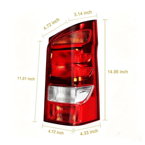 Feux frein avertissement Mercedes Vito W447 optique gauche
