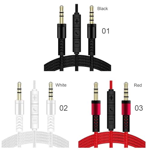 Cable Jack 3.5mm macho a macho con micrófono y control de voz miniatura 6