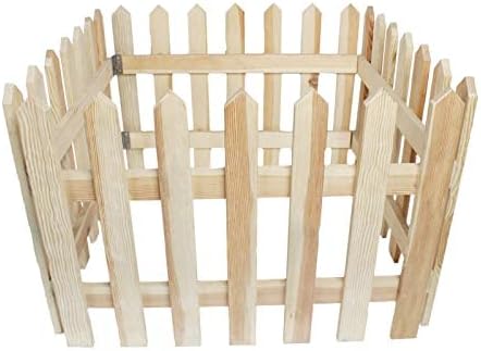 The Decorshed Garden Fence in Pine Wood, Garden Fencing, Border for Garden, Boundary for Garden, Wooden Fencing