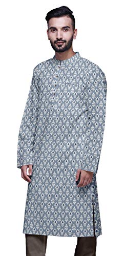 Atasi Indian Long Kurta for Mens Summer Wear Cotton Poplin Wedding Kurta Shirt4